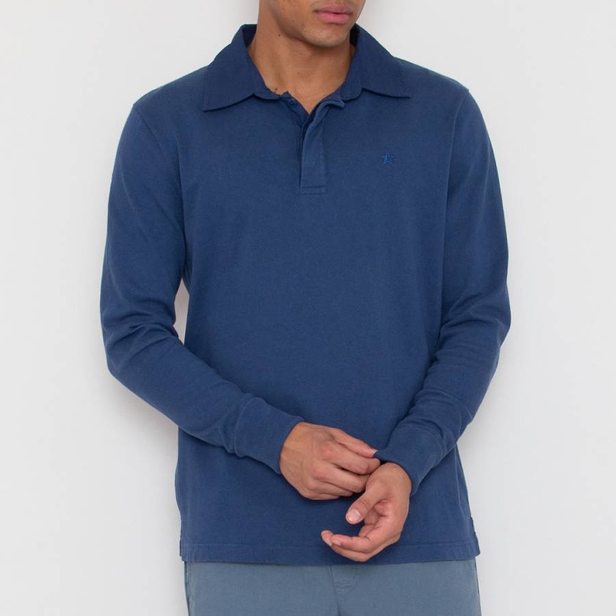 Navy Cotton Jersey Sweatshirt