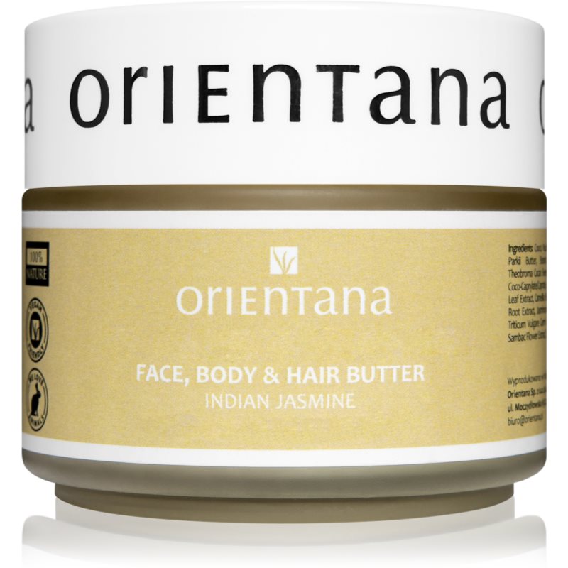 Orientana Indian Jasmine deep nourishing butter for face, body and hair 100 g
