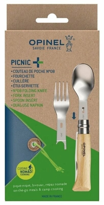 Opinel Complete Picnic+ Set N°08 Cutlery