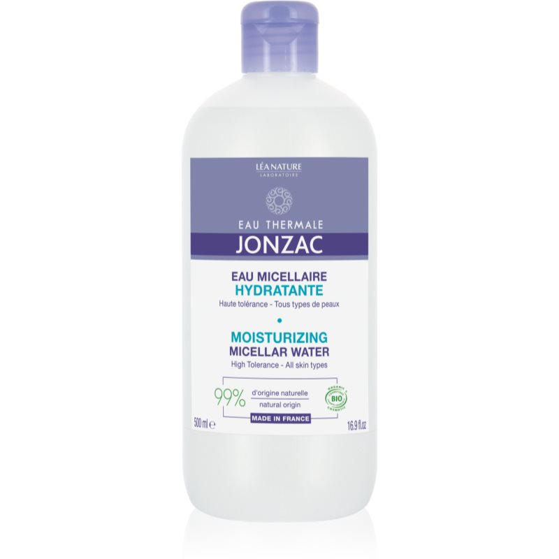 Jonzac Rehydrate cleansing and makeup-removing micellar water with moisturising effect for sensitive skin 500 ml