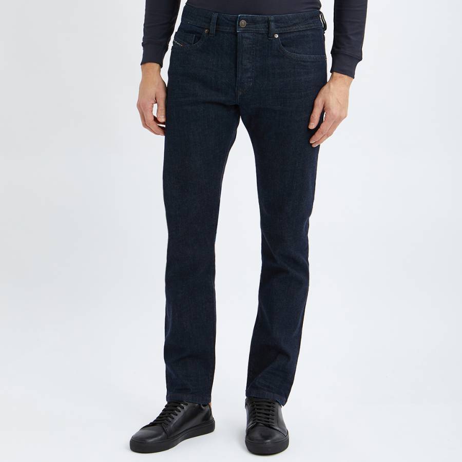 Black Buster-X Tapered Stretch Jeans
