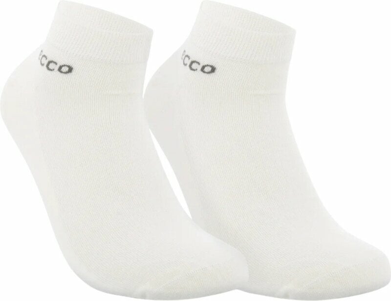 Ecco Longlife Low Cut 2-Pack Socks Socks Bright White