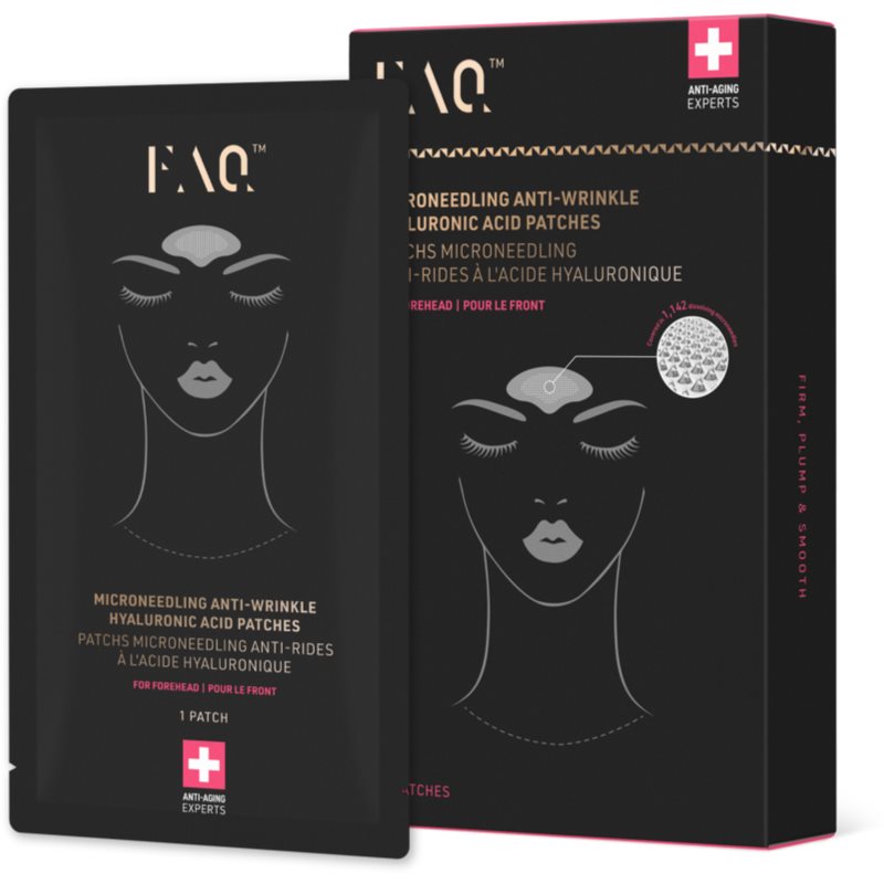FOREO FAQ™ Microneedling Anti-Wrinkle anti-wrinkle forehead plaster with hyaluronic acid 3 pc