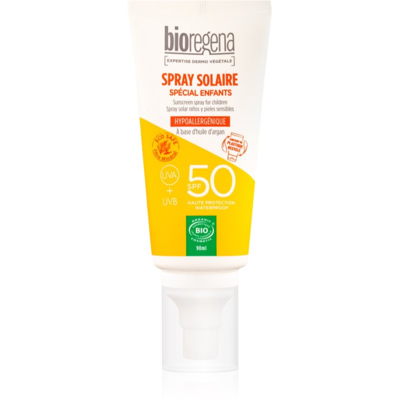 Bioregena Spray Solaire sunscreen for children SPF 50 90 ml