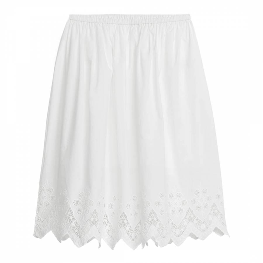 White Frill Skirt