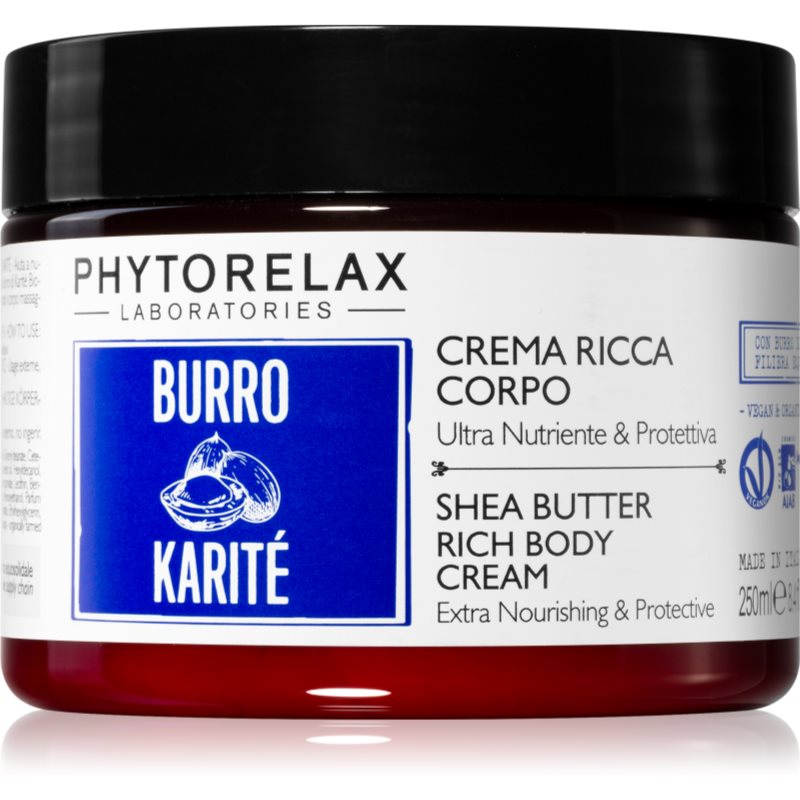 Phytorelax Laboratories Shea Butter nourishing body cream with shea butter 250 ml