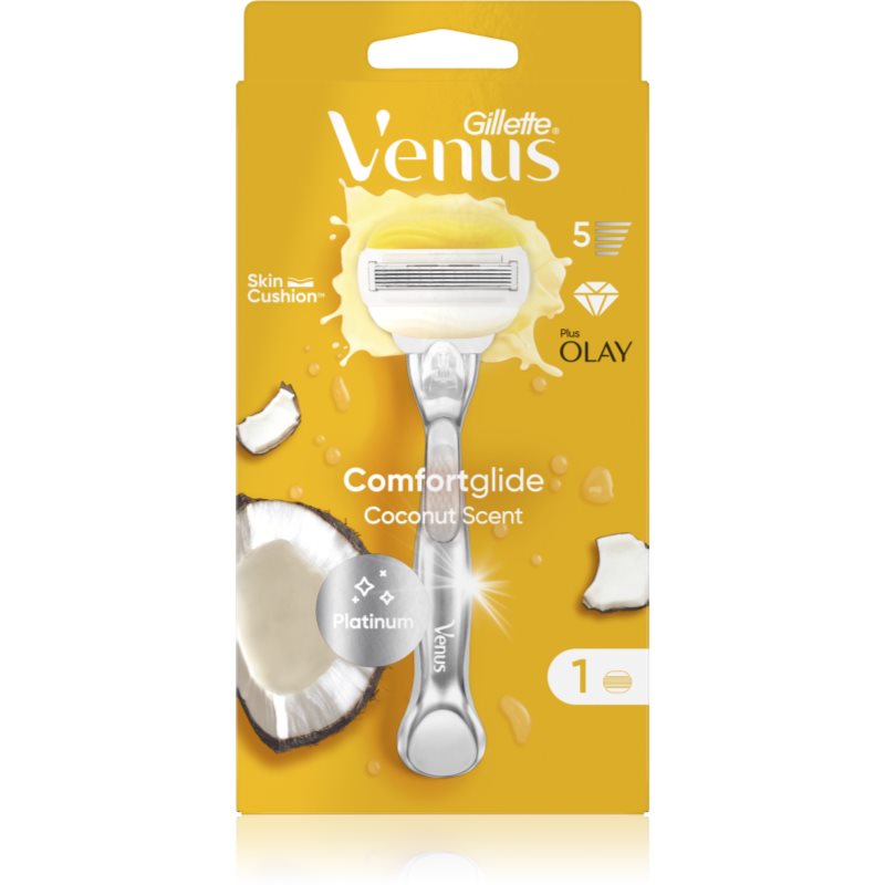 Gillette Venus ComfortGlide Coconut shaver with an exchangeable head 1 pc