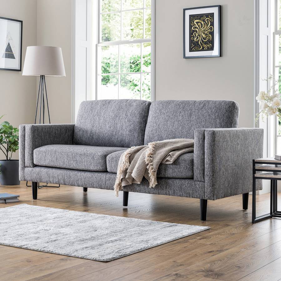 Dundee 3 Seater Sofa Charcoal