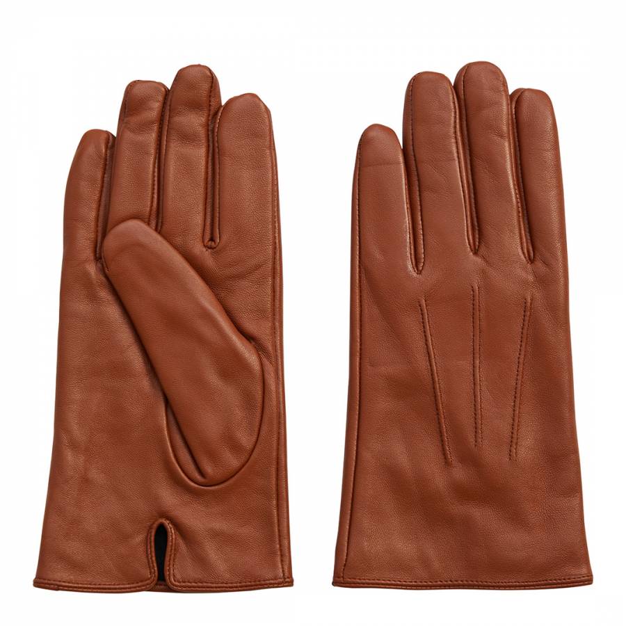 Tan Burford Leather Gloves