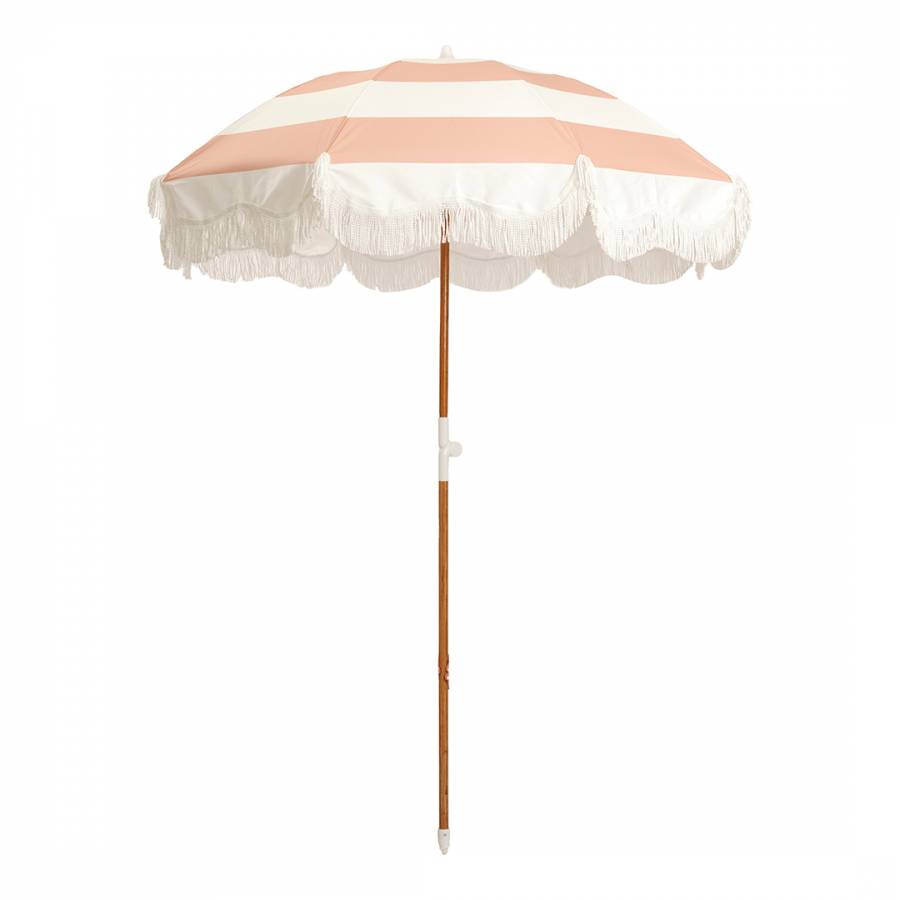 The Holiday Umbrella Pink Capri Stripe