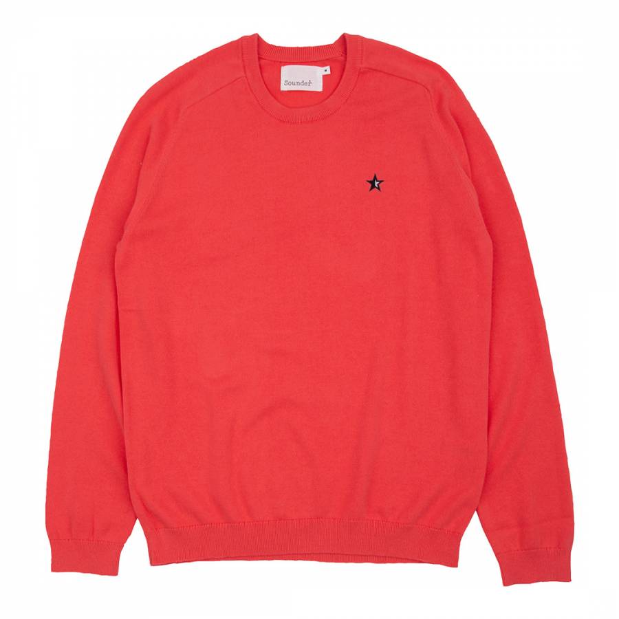 Orange Good Look Cotton Sweatshirt