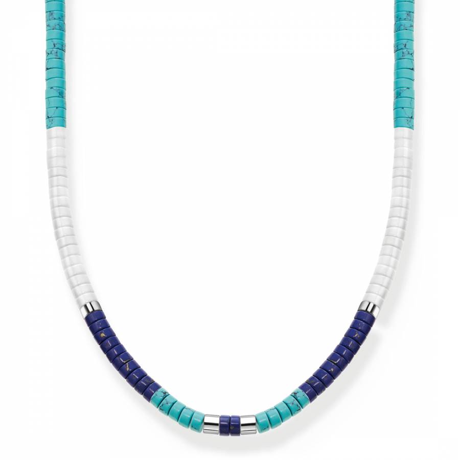 Blue Beaded Charming Necklace