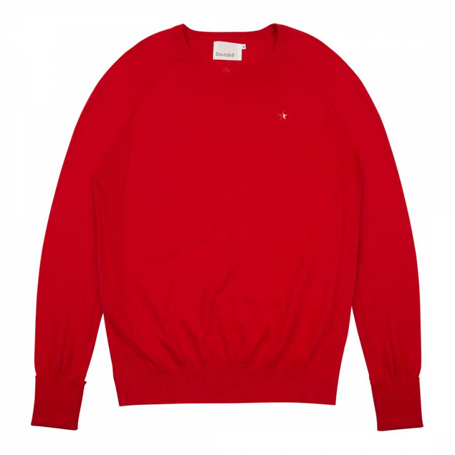 Red Eden Cashmere Blend Sweatshirt