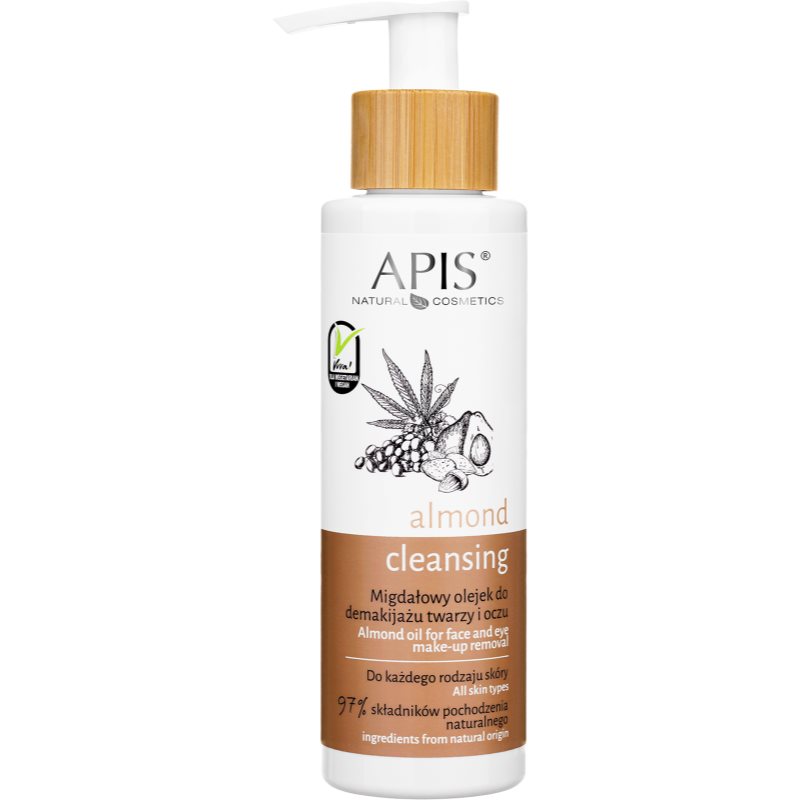 Apis Natural Cosmetics Almond oil cleanser and makeup remover 150 ml