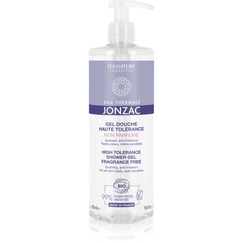 Jonzac Reactive shower gel for dry and sensitive skin fragrance-free 500 ml