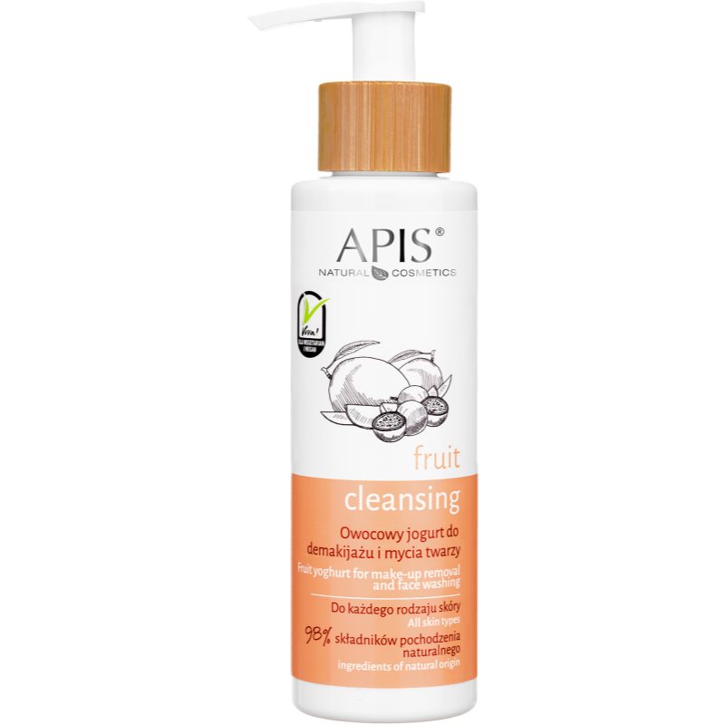 Apis Natural Cosmetics Fruit Cleansing makeup remover lotion for perfect skin cleansing 150 ml