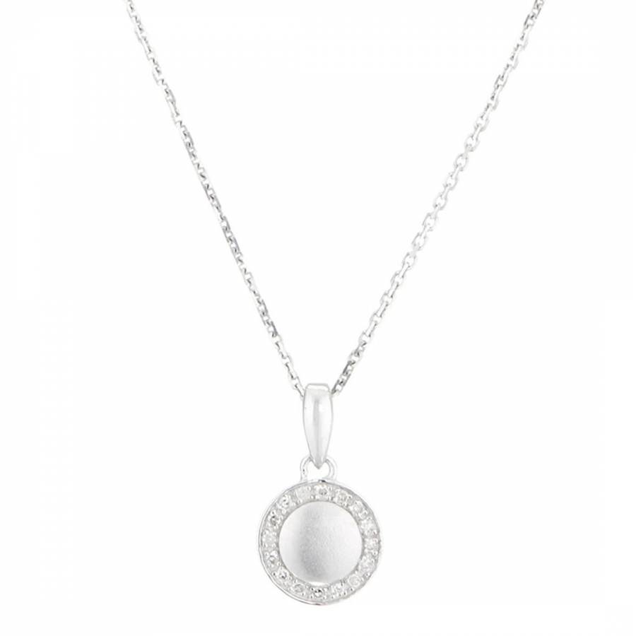 Silver Bergame Pendant Necklace