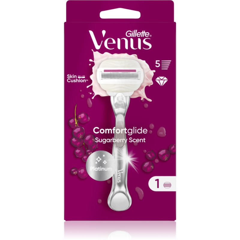Gillette Venus ComfortGlide Sugarberry shaver with an exchangeable head 1 pc