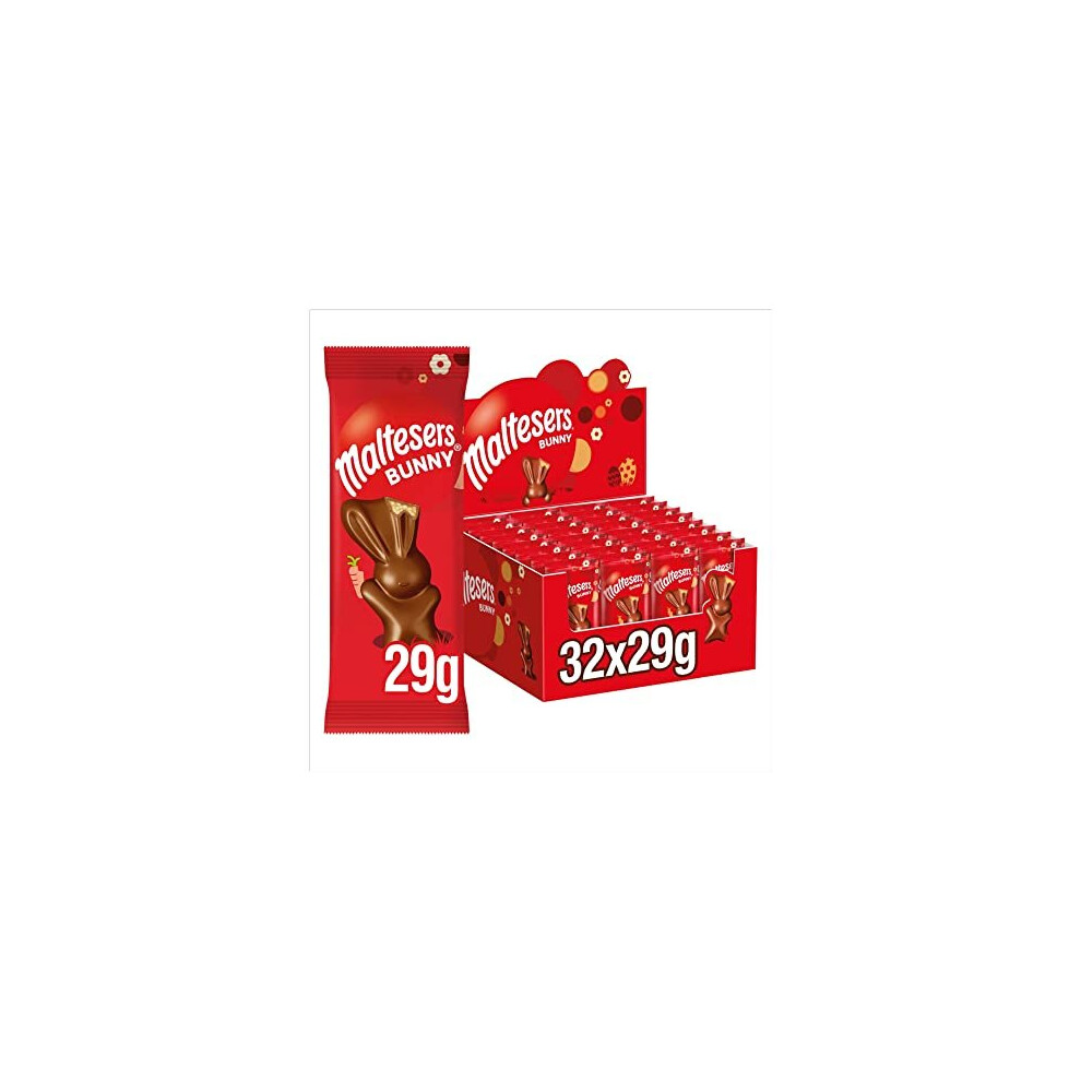Maltesers Chocolate Easter Bunny Treat, Easter Egg Hunt, Easter Gifts, Chocolate Gift, 29g x 32