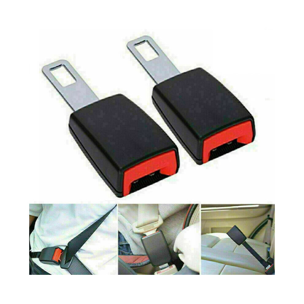 2X Car Seat Belt Extension Universal Safety Buckle Clip Car Adjustable