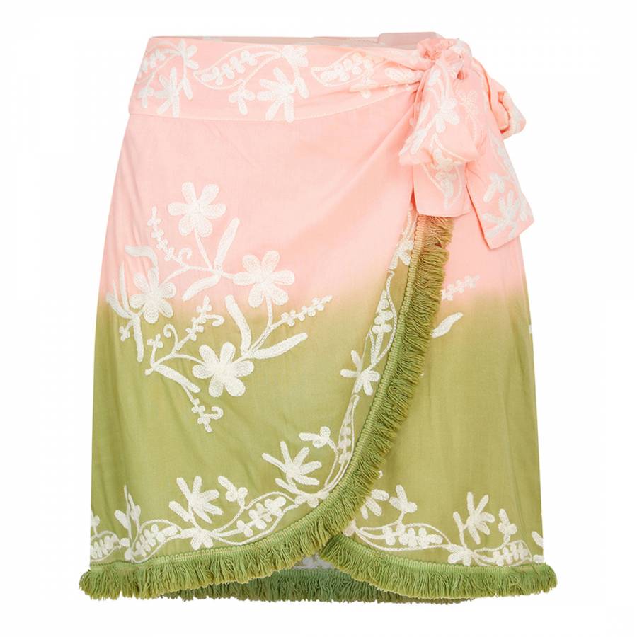 Pink and Pistachio Rio Mini Skirt