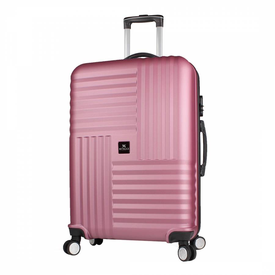 Rose Gold PLEBRLD Suitcase