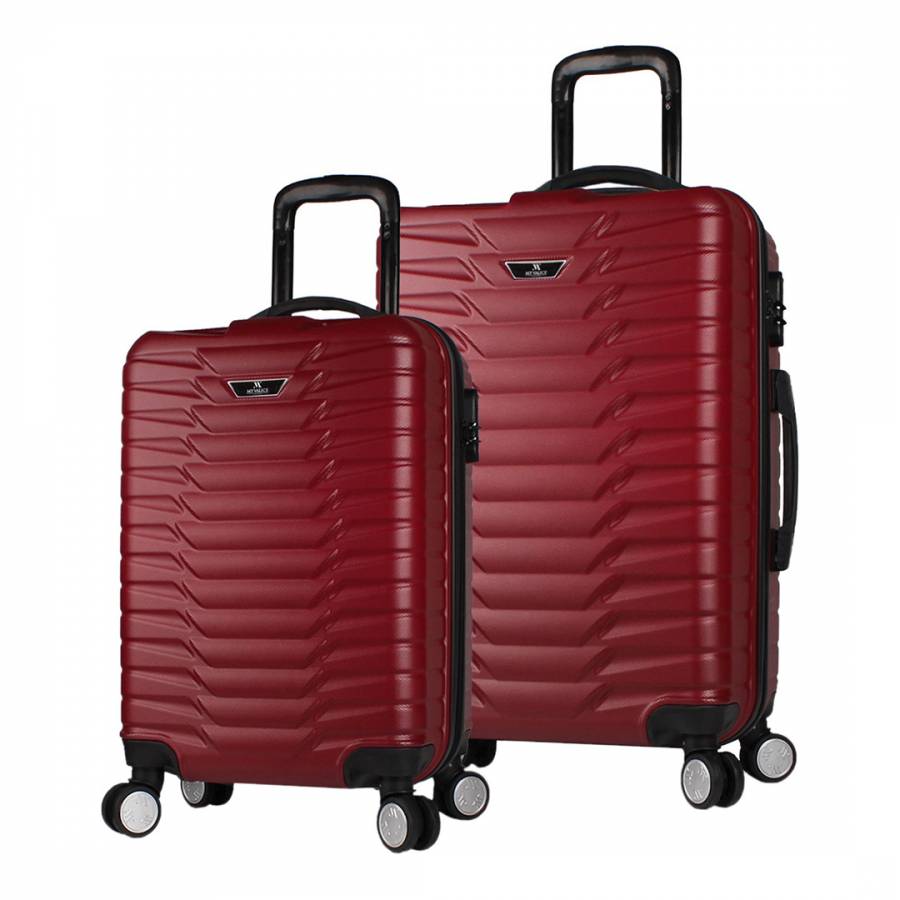 Claret Red COCKO Set of 2 Suitcases