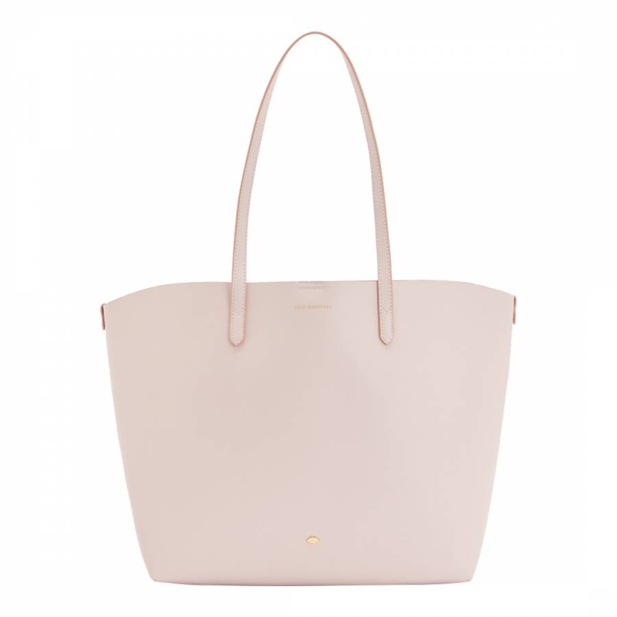 Blush Leather Large Ivy Tote Bag