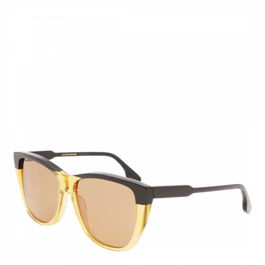 Women's Yellow Victoria Beckham Sunglasses 57mm