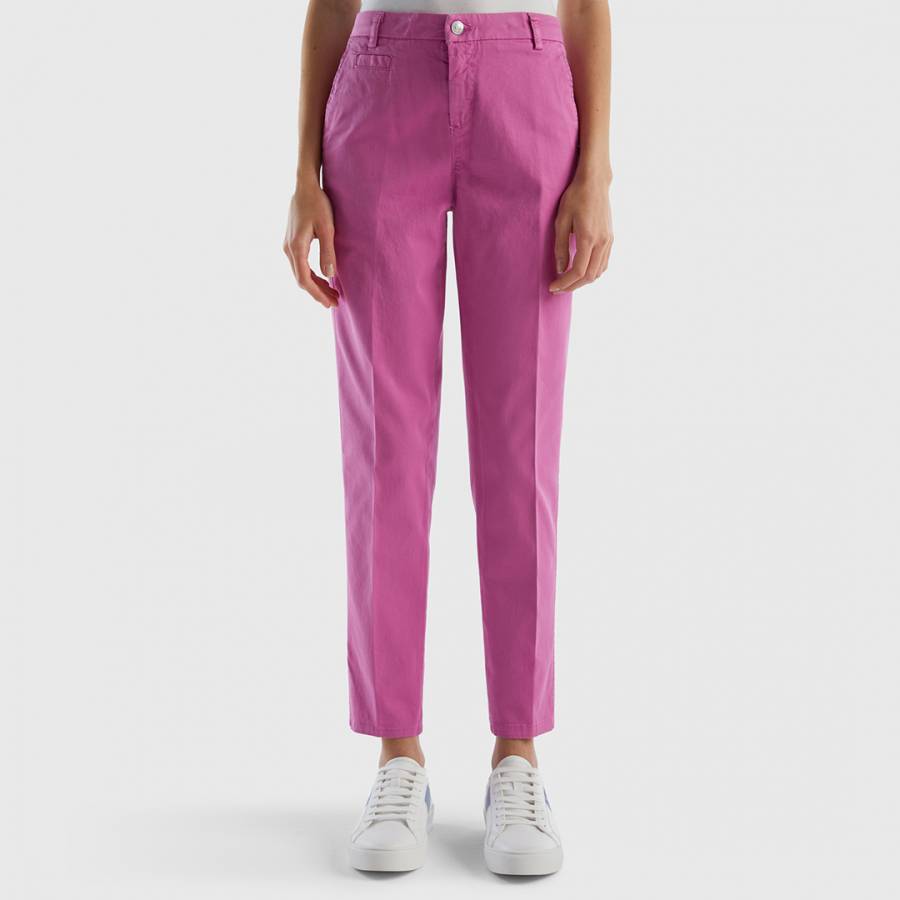 Pink Regular Trousers