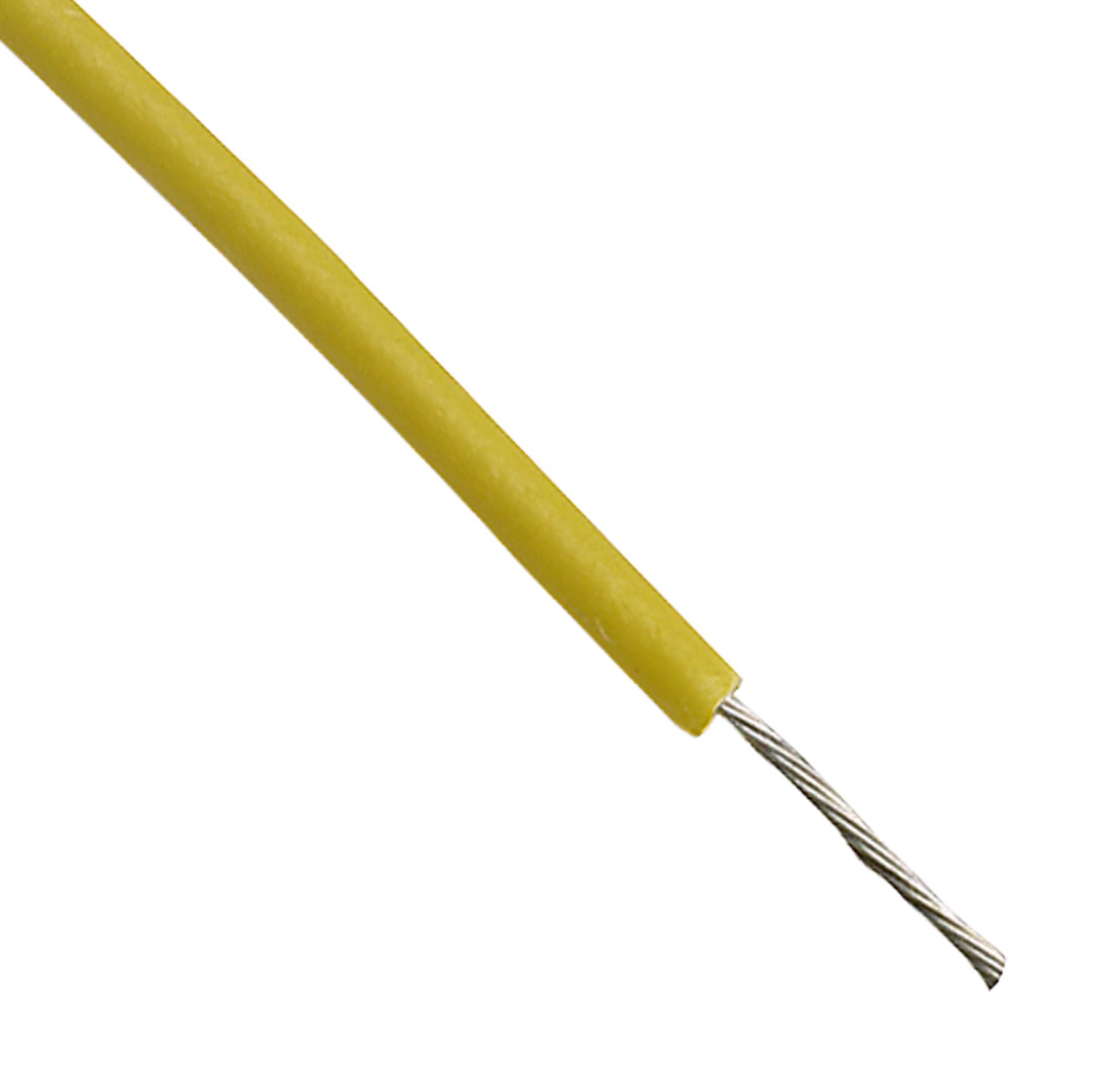 Alpha Wire 1806 Yl005 Hook-Up Wire, 0.08mm2, 30M, Yellow