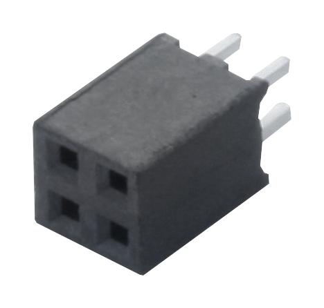 Samtec Sqt-102-01-L-D Receptacle, 2mm, Vert, 4Way