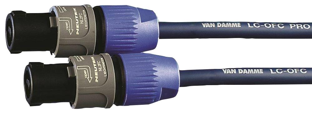 Van Damme 102-673-363 Speakon Lead, 2X2.5mm, 30M, Blue