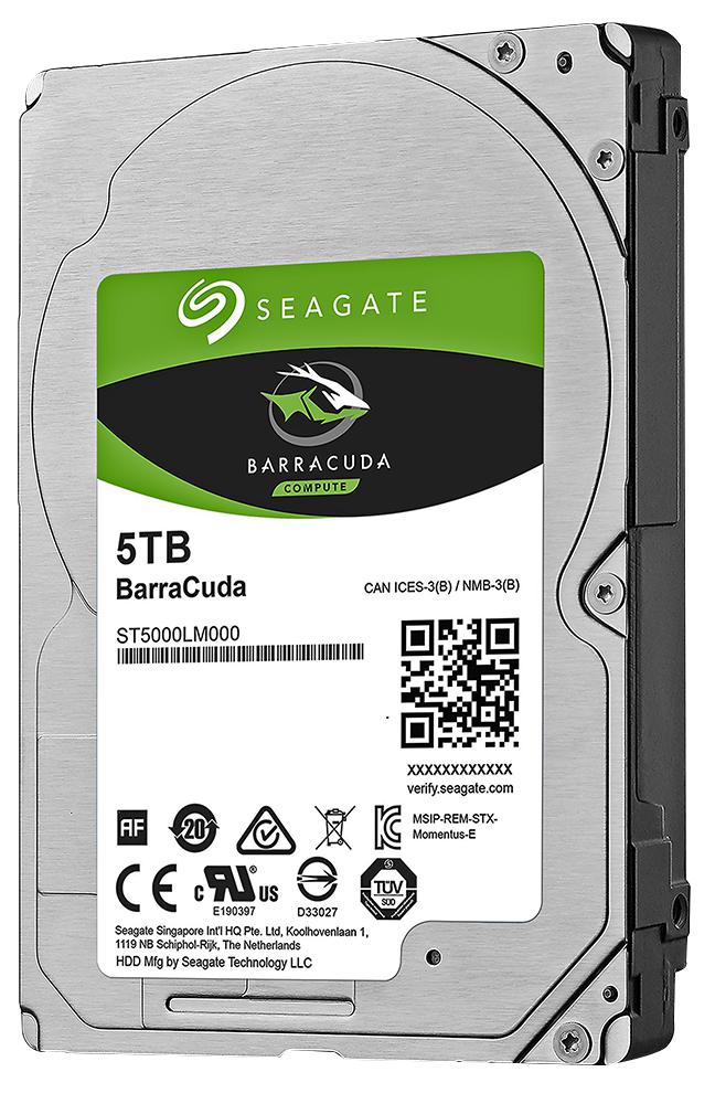 Seagate St5000Lm000 Drive, 2.5In Mobile, 15mm, Barracuda 5Tb