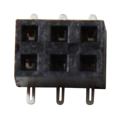 Samtec Smm-103-02-S-D Socket, 2.0mm, Smt, 2X3Way