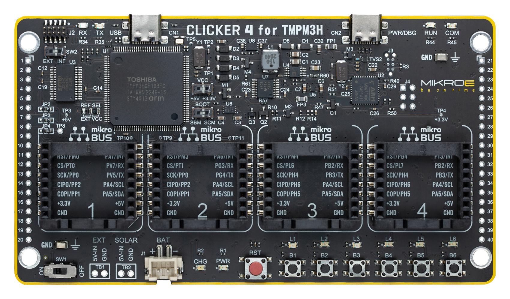 MikroElektronika Mikroe-5788 Clicker 4 Dev Brd, 32Bit, ARM Cortex-M3