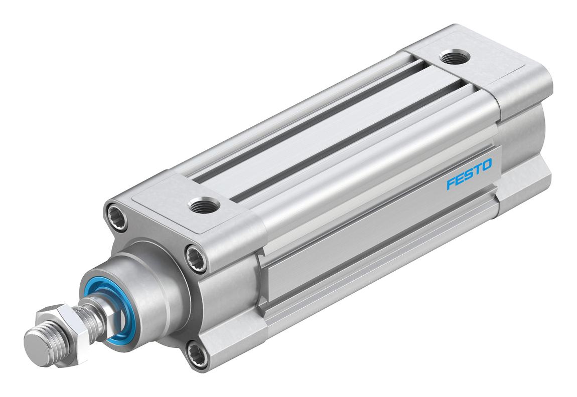 Festo Dsbc-50-100-D3-Ppsa-N3 Cylinder, Dbl Acting, 50mm, 12Bar, 100mm