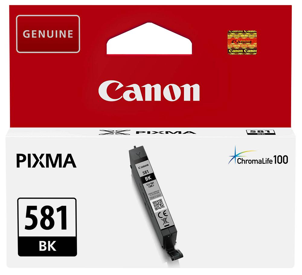 Canon 2106C001 Ink Cartridge, Cli-581Bk, Black