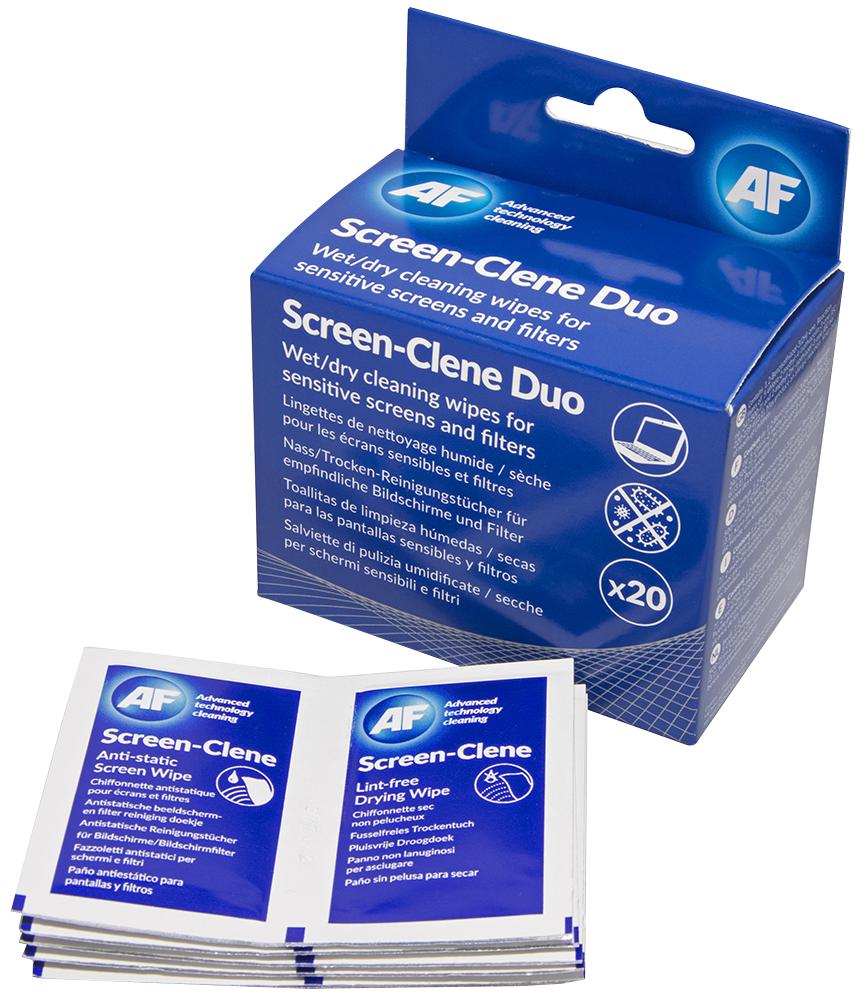 Af International Scr020 Screen Cleaning Wipes, Antistatic,