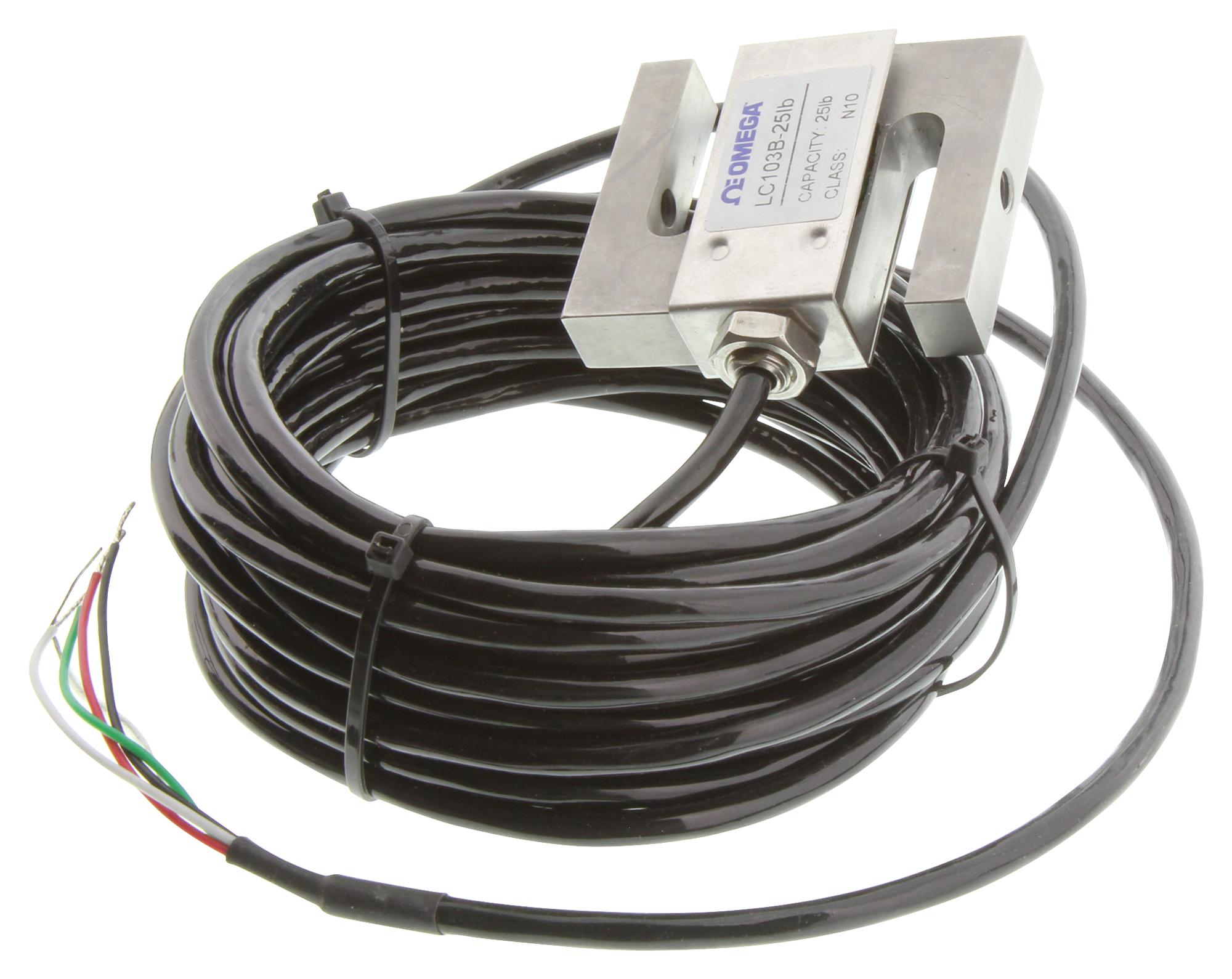 Omega Lc103B-25 S Beam Load Cell, 25Lb, 12Vdc