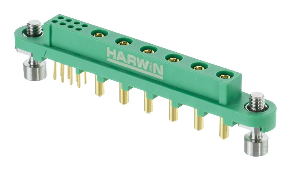 Harwin G125-Fv108F1-06Ab000P Connector, Mixed Layout, Rcpt, 6+8 Pos, Tht