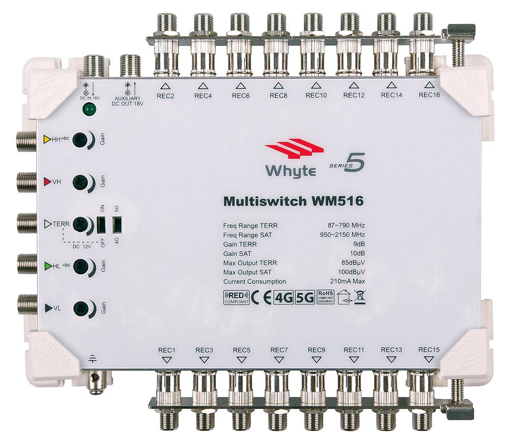Whyte 10003 Multiswitch, 5-Wire, 16 Way