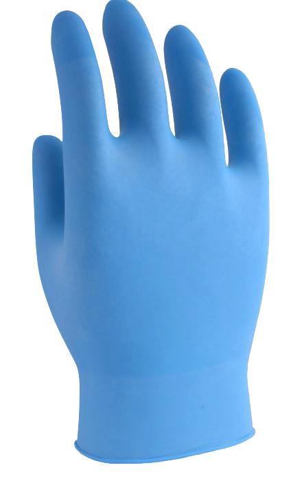 Uci G/dg-Nova(D)/bl/m Gloves, NItrile, Blue, Medium