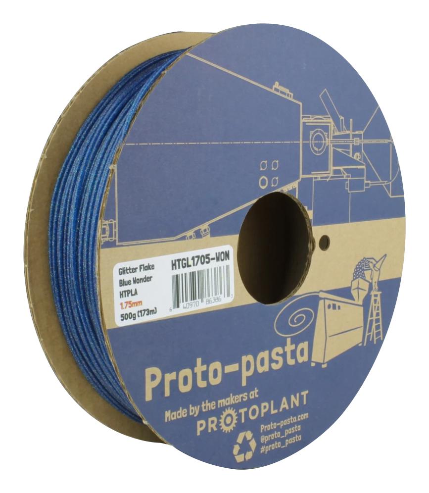 Protopasta Htgl2805-Won 3D Filament, 2.85mm, Htpla, Blue, 500G