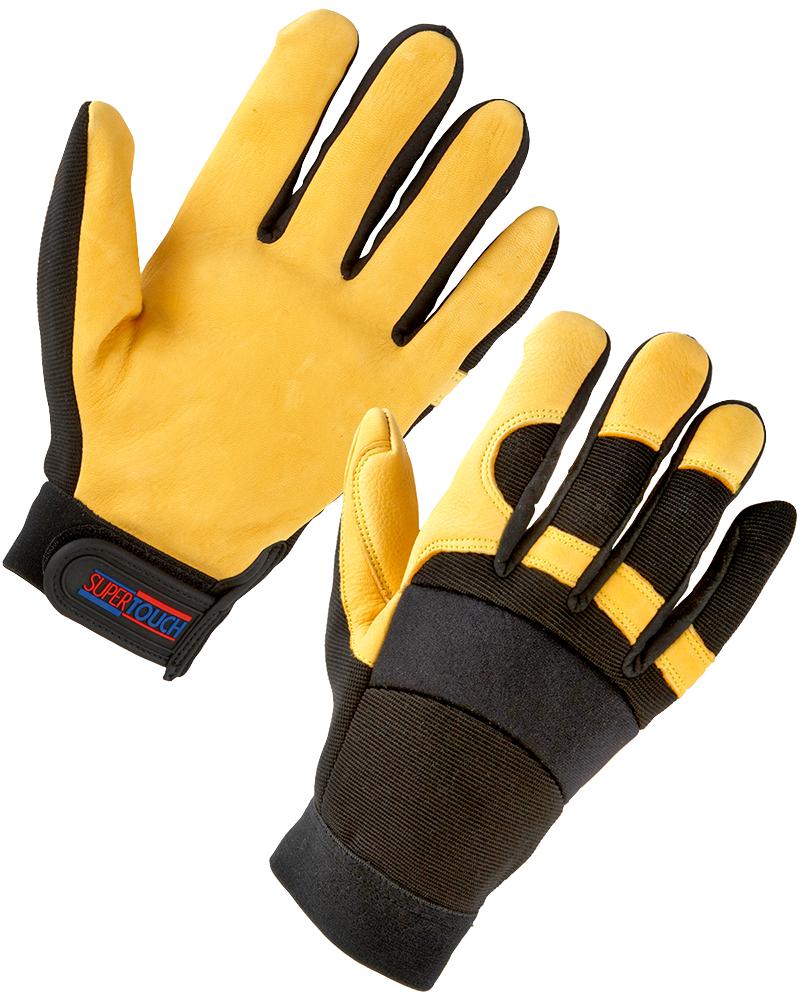 St 24344 Leather Mechanics Gloves, Xl