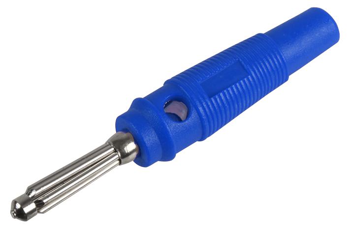 Multicomp 25.413.5 Plug, 4mm, Blue