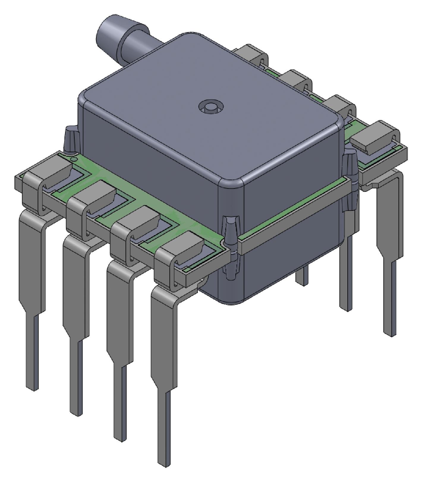 Amphenol All Sensors Elvh-M100D-Hrnd-C-Nsa5 Pressure Sensor, 100Mbar, Diff, Spi
