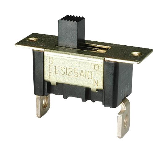NIDEC Components Es 115E-Z Slide Switch, Spdt, 15A, 250Vac, Panel