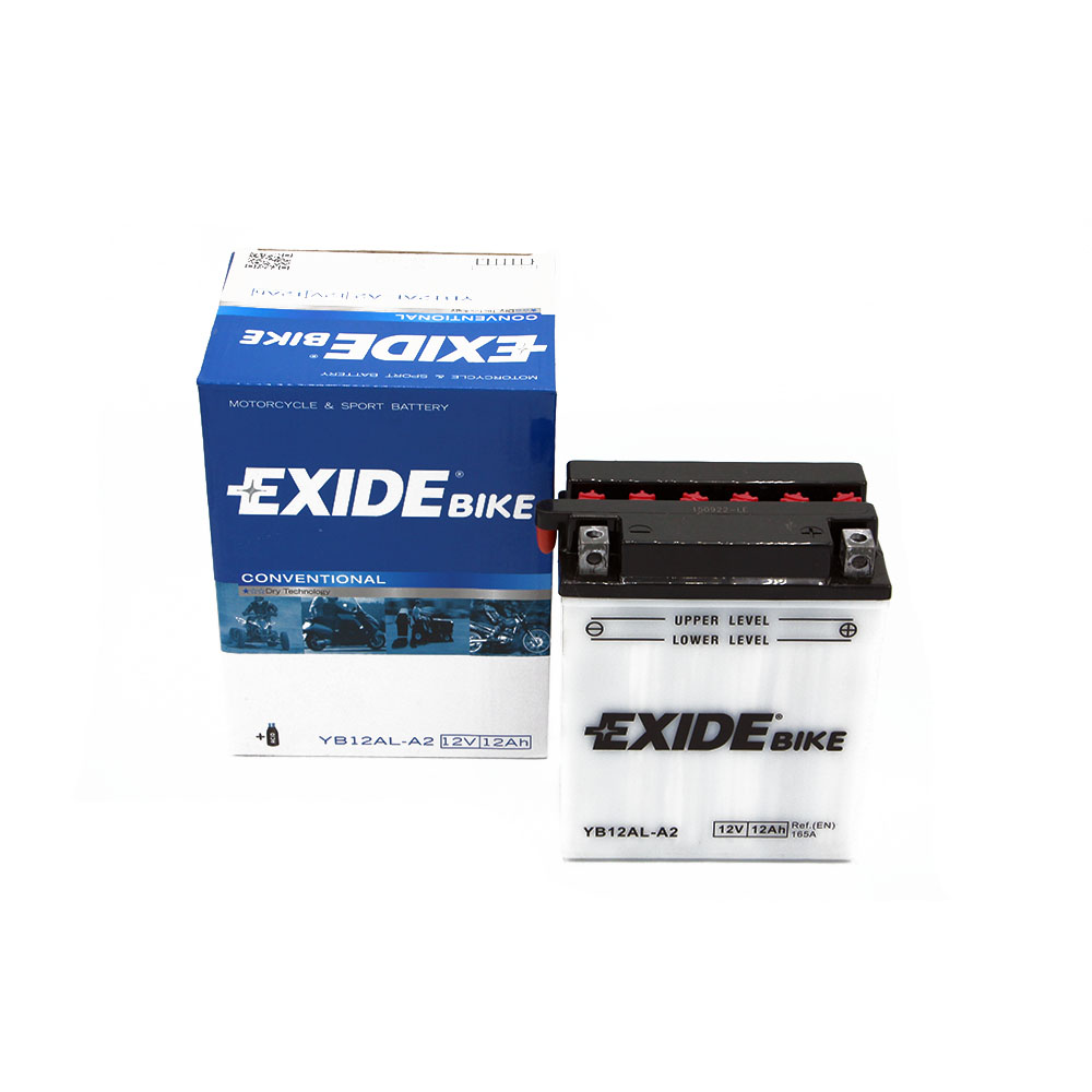 Exide EB12AL-A2 Conventional Motorcycle Battery Size
