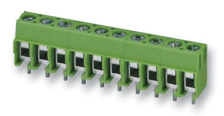 Phoenix Contact Pt1,5/3-5.0-H Terminal Block, Wire To Brd, 3Pos, 16Awg